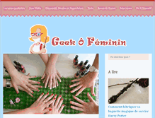 Tablet Screenshot of geekofeminin.com